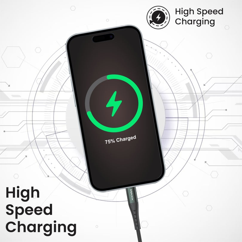 USB Type-A to Lightning charging cable