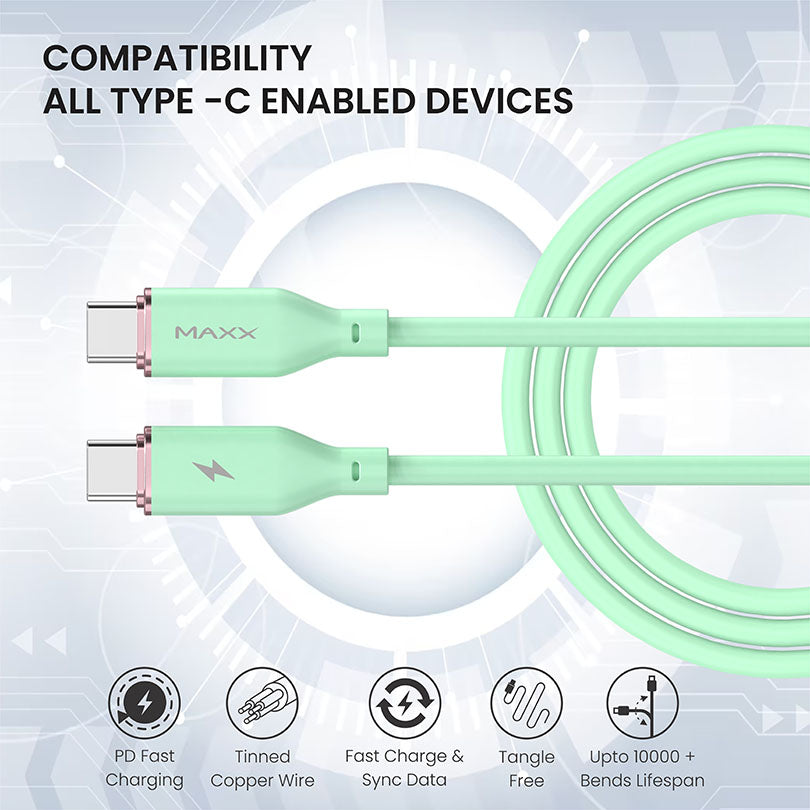 PD Cable CX200i Type-C Green
