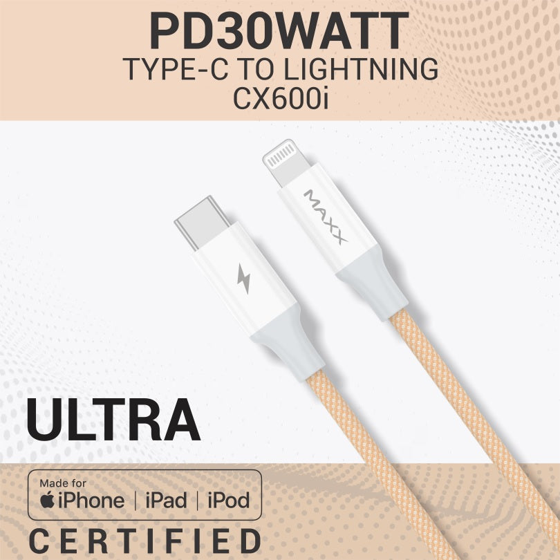 Apple Mfi certified Lightning cable
