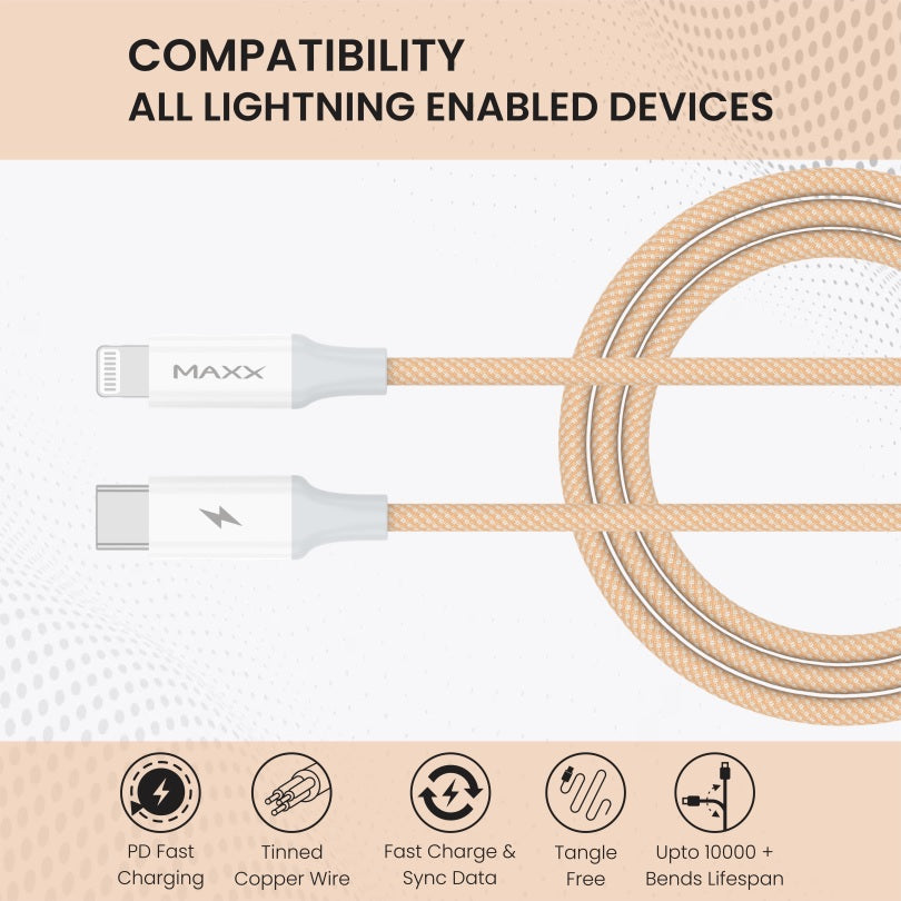 Apple Mfi certified Lightning cable