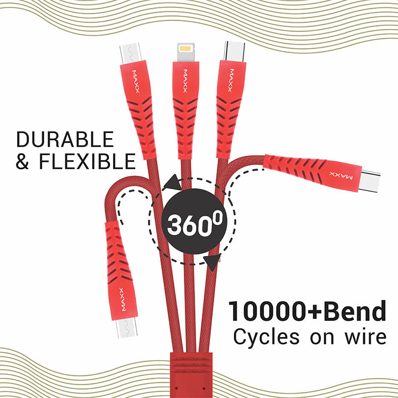 branded 3-in-1 charging cable