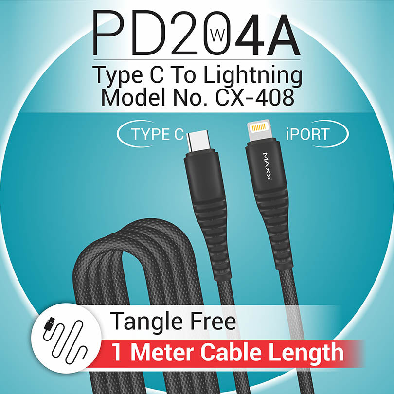 PD Cable CX-408 Lightning Black