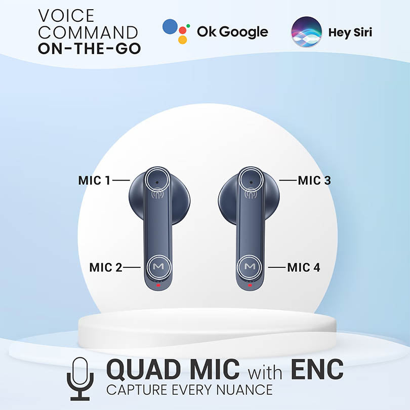 quad mic earbuds