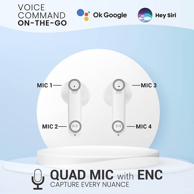 quad mic earbuds