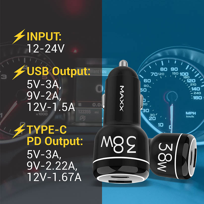 Dual Rapid Car Quick charger 3.0, 48W