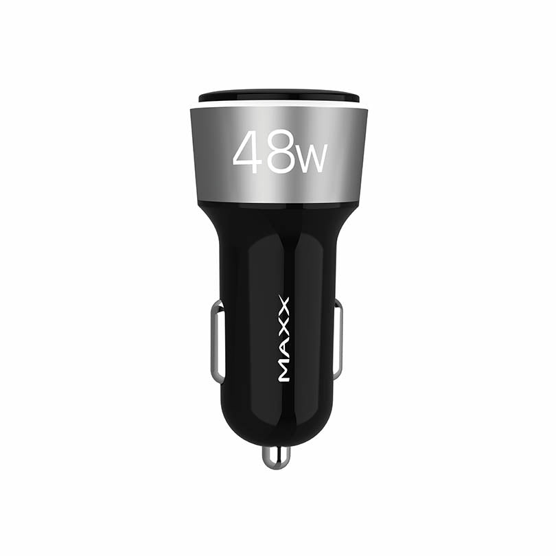 dual fast charging ports for car charger